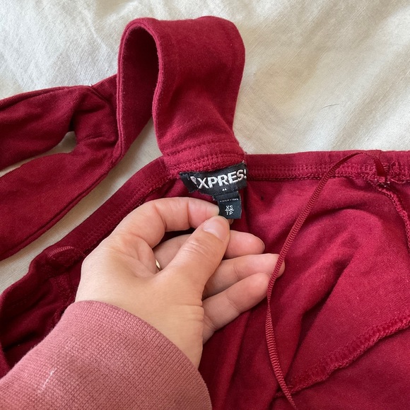 Express XS Crop Top with Choker - Picture 2 of 2